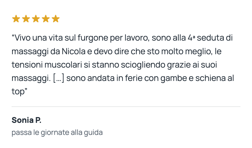 Recensione Google di Sonia, 5 stelle